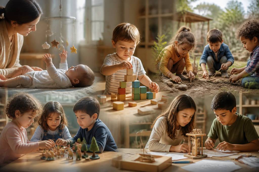 Developmental stages of play: how children learn and grow through play