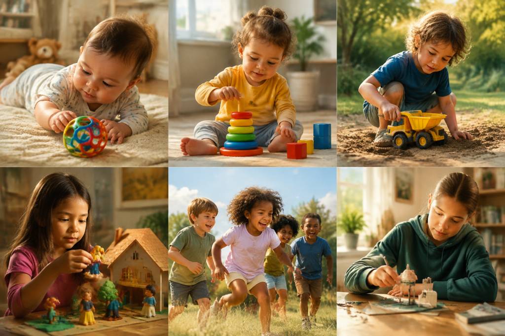 Six stages of play: how children learn and grow through play